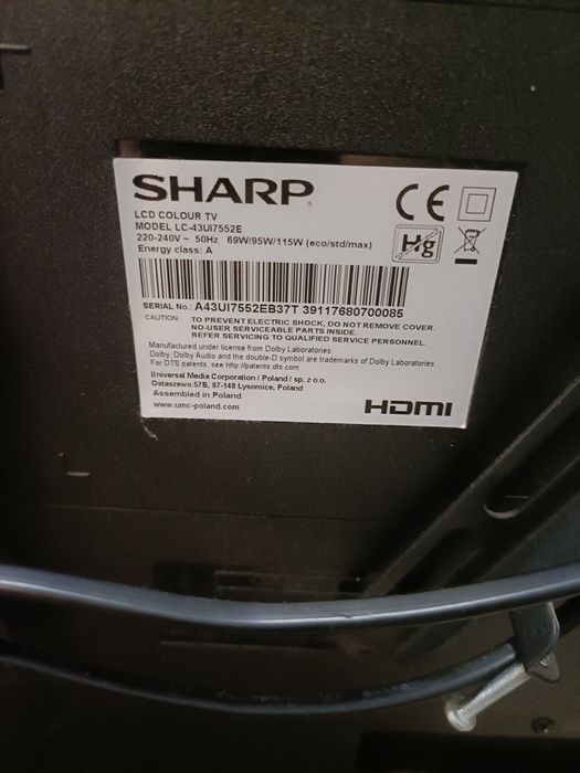 Televizor sharp , smart tv