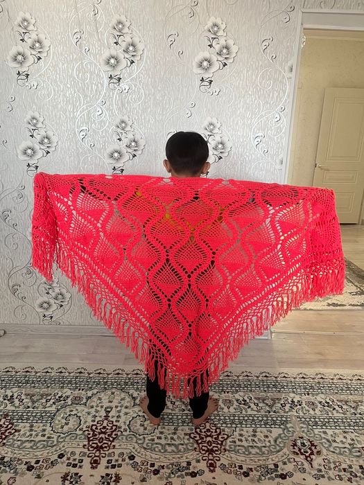 Шаль ручная работа