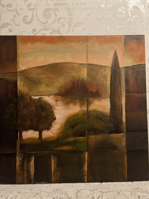 Продается интерьерная картина “Закат над озером”