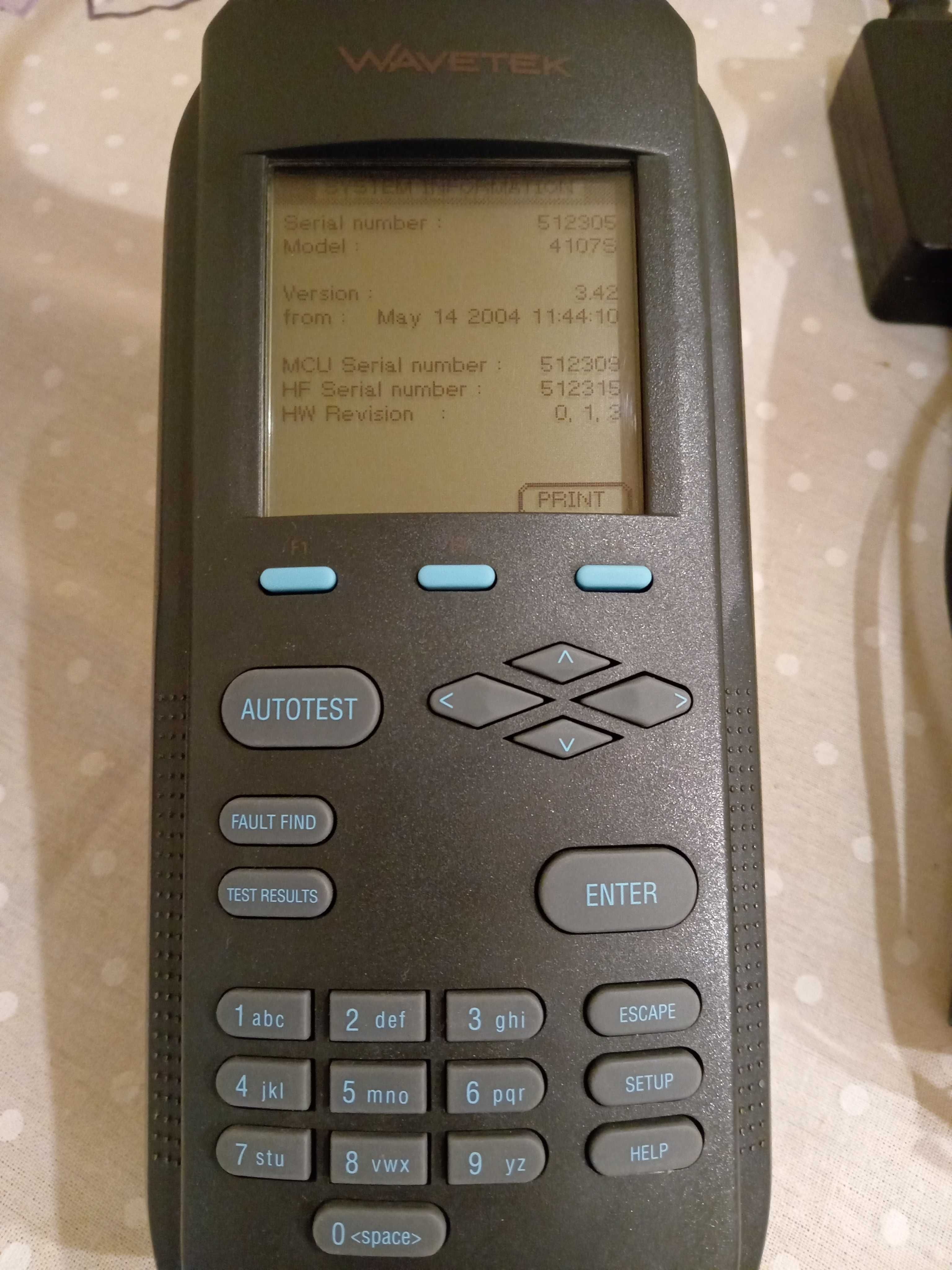 Tester GSM Willtek 4107S