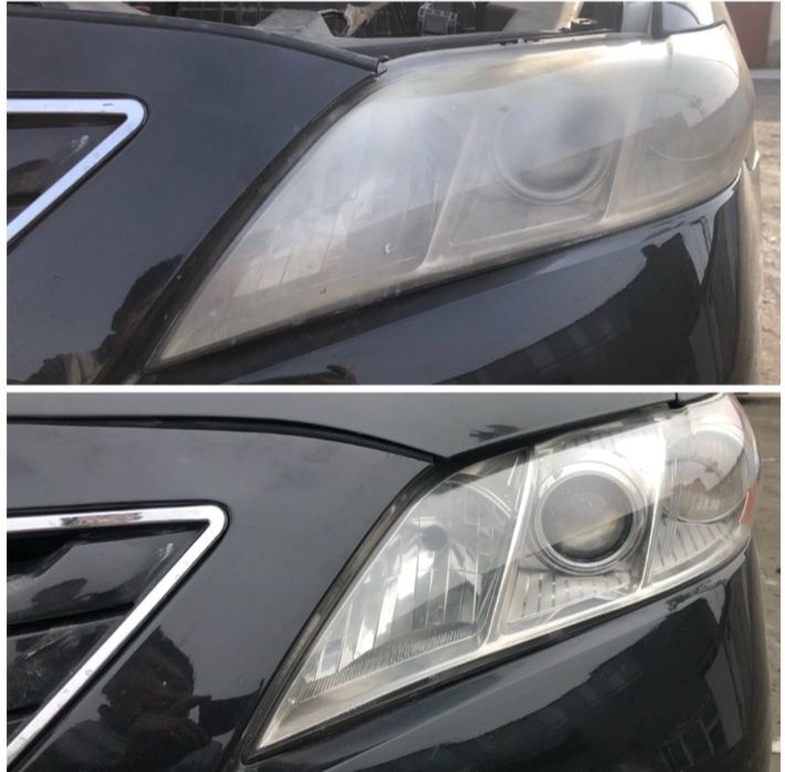 Ремонт фара установка билед