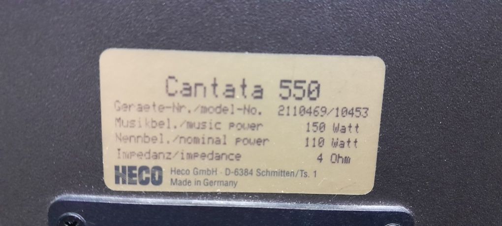Тонколони HECO CANTATA 550