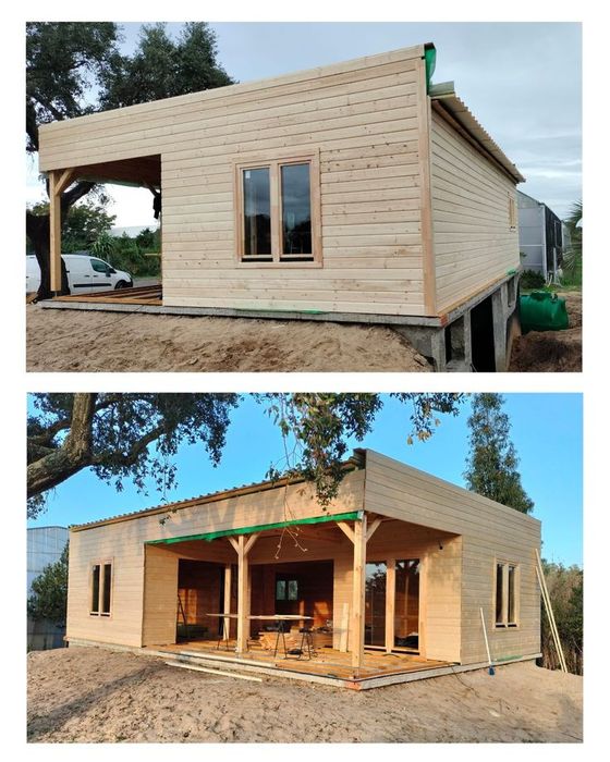 Vand și confecționez cabane din lemn