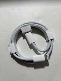 Cablu original APPLE, nou, Lightning - USB-C, 1m, alb