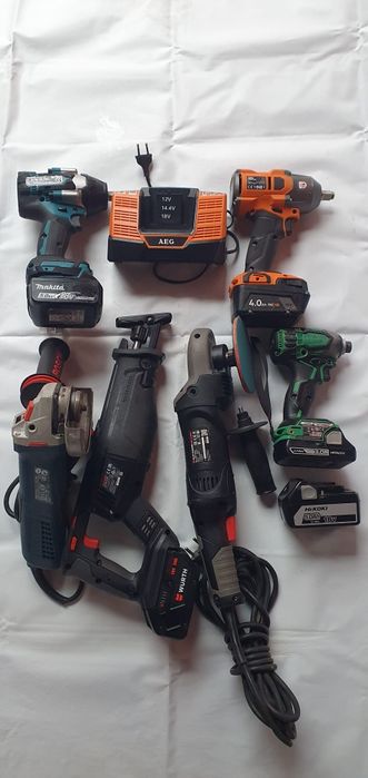 Bosch,Würth,Makita, AEG, Hikoki,diferite scule