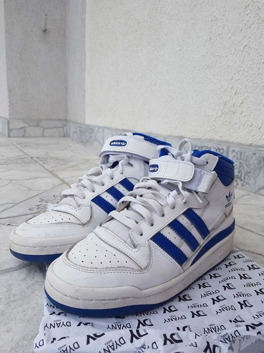 Adidas originals forum mid  albastru