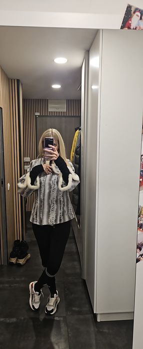 Ново яке/ палто естествена кожа М/Л