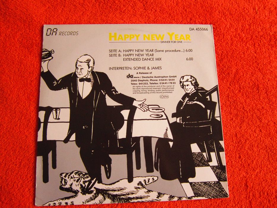 cadou rar Sophie &James ‎1988 Happy New Year(,Synth-pop)