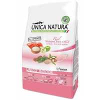 Hrana uscata Natura Unica pisici de interior, Somon, orez, mere 1,5kg