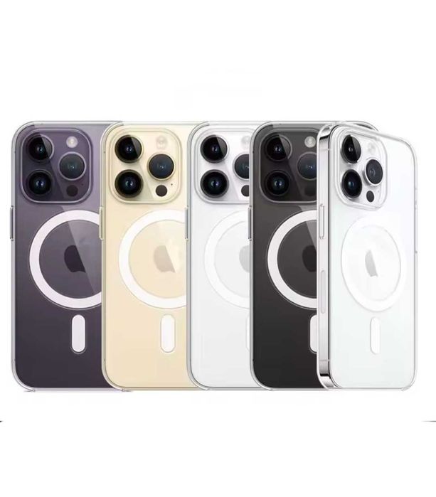 Husa MagSafe iPhone 15 Pro Max / Cerc Magnetic / Transparenta
