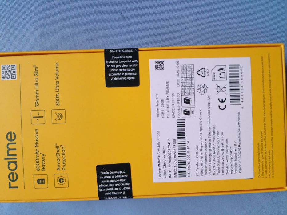 Realme Note 70T 128gb