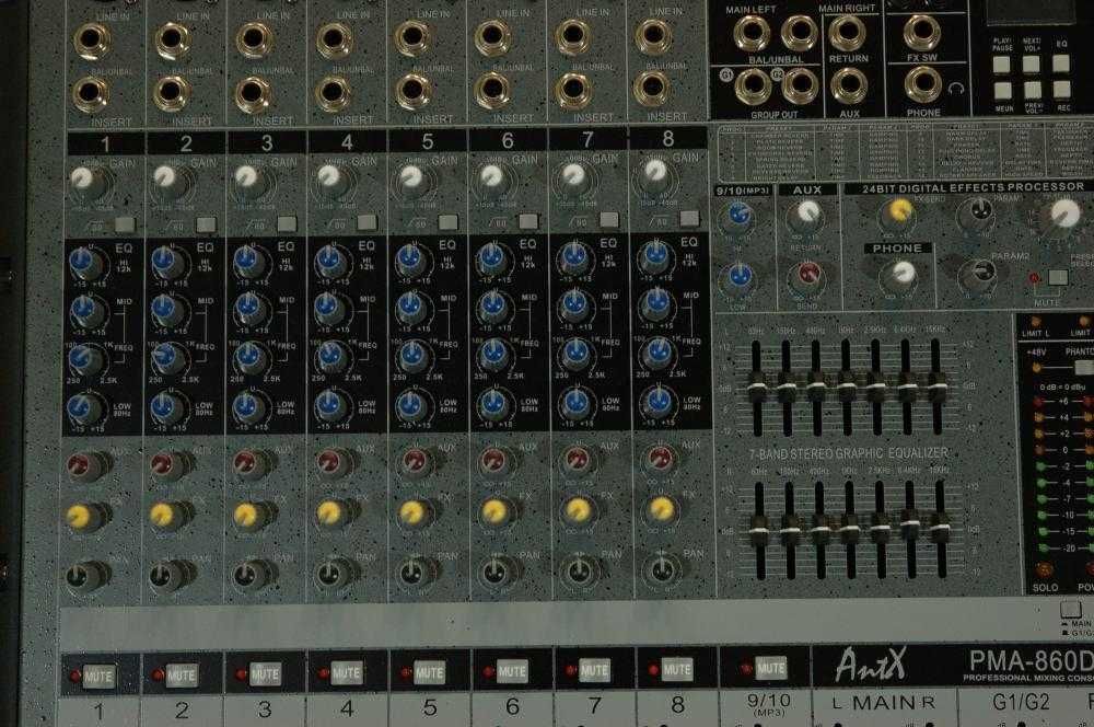 Миксер с вграден усилвател PMA860 AntX