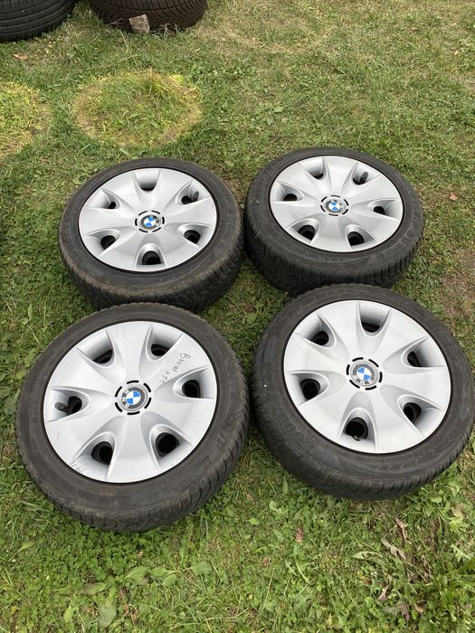 Jante otel 5x120 BMW seria 1 cu anvelope iarna 195 55 16