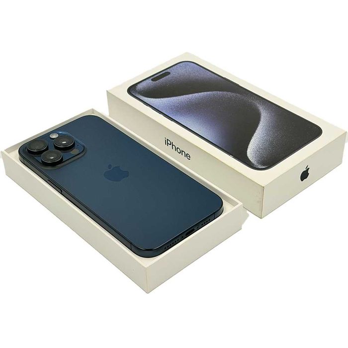Magazin apple iPhone 15 pro max blue titanium 512gb garantie in rate