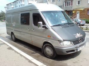 Parasolar parbriz Mercedes Sprinter CDI 01-06,Oglinzi cromate,deflector capota