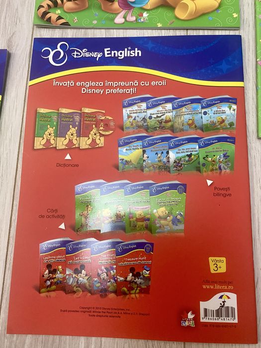 Set 5 carti Disney English -noi