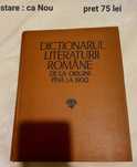 Carte dict.LiteraturiiRomane de la origini pana la 1900