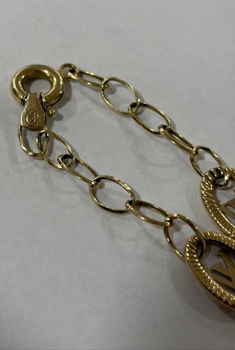 Златна гривна 3.7 грама 14 карата проба 585