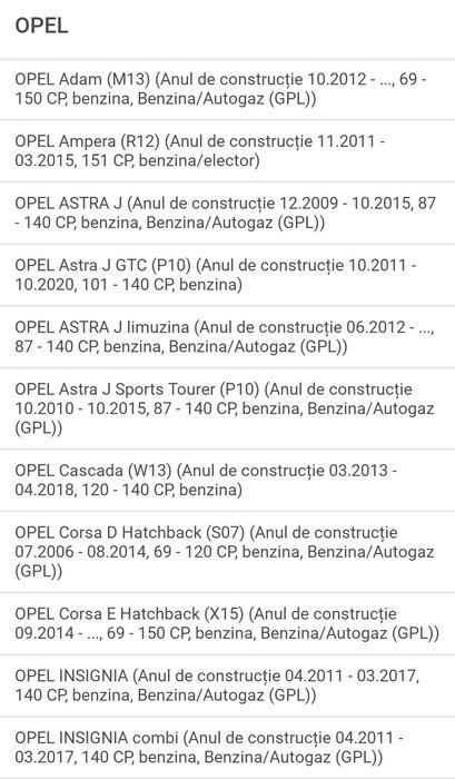 Capac culbutori, cu etanșare, pentru OPEL, CHEVROLET sau VAUXHALL