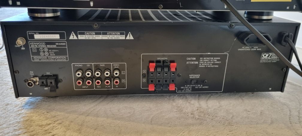 Linie Kenwood, receiver, cd player si dublu deck, perfecta stare