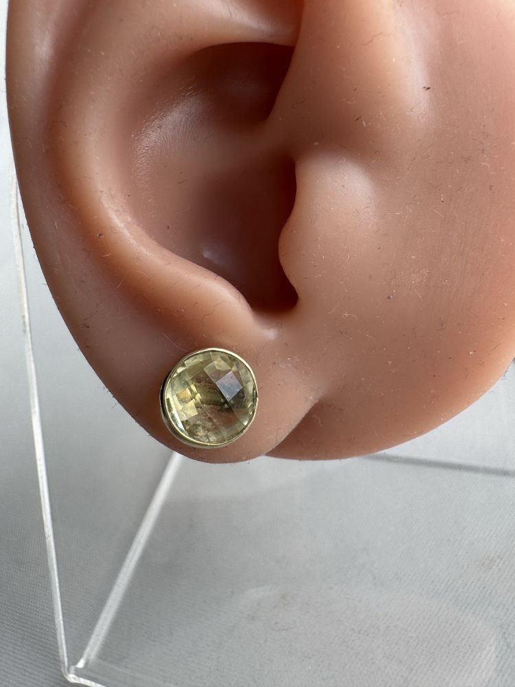 Cercei din argint si cubic zirconia