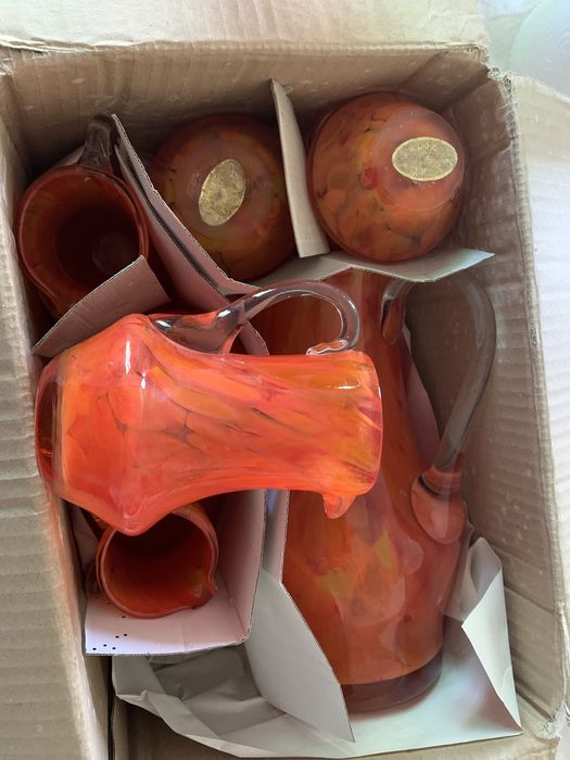 Set vechi pahare sticla Murano