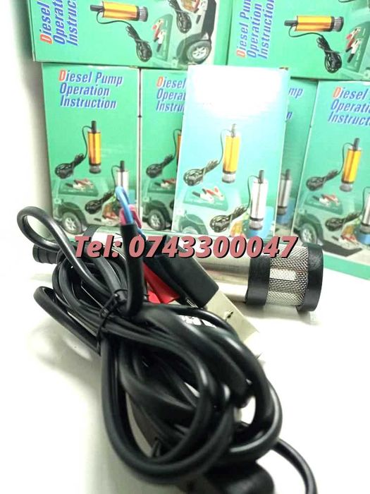Pompa Electrica Transfer Combustibil Submersibila 12v