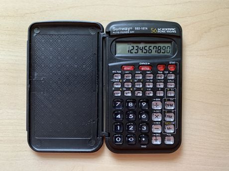 НОВ! Научен калкулатор с 56 функции + батерии