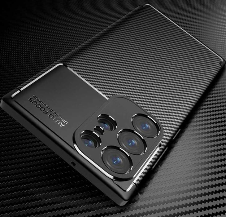 Husa Samsung S24 FE . S24 . S24 Plus . S24 Ultra - Model Carbon