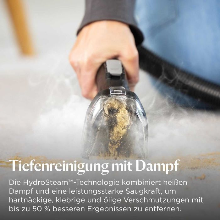 BISSELL SpotClean HydroSteam 3689N, перяща прахосмукачка с пара, 1000W