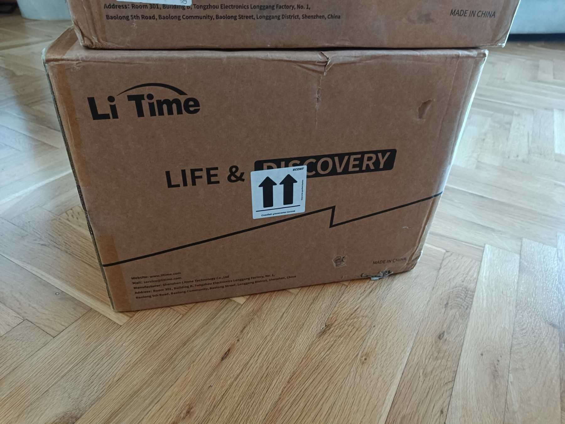 Продавам Нови Li-Time Life-Рo4 акумулатори 12v 100Ah с 5г гаранция