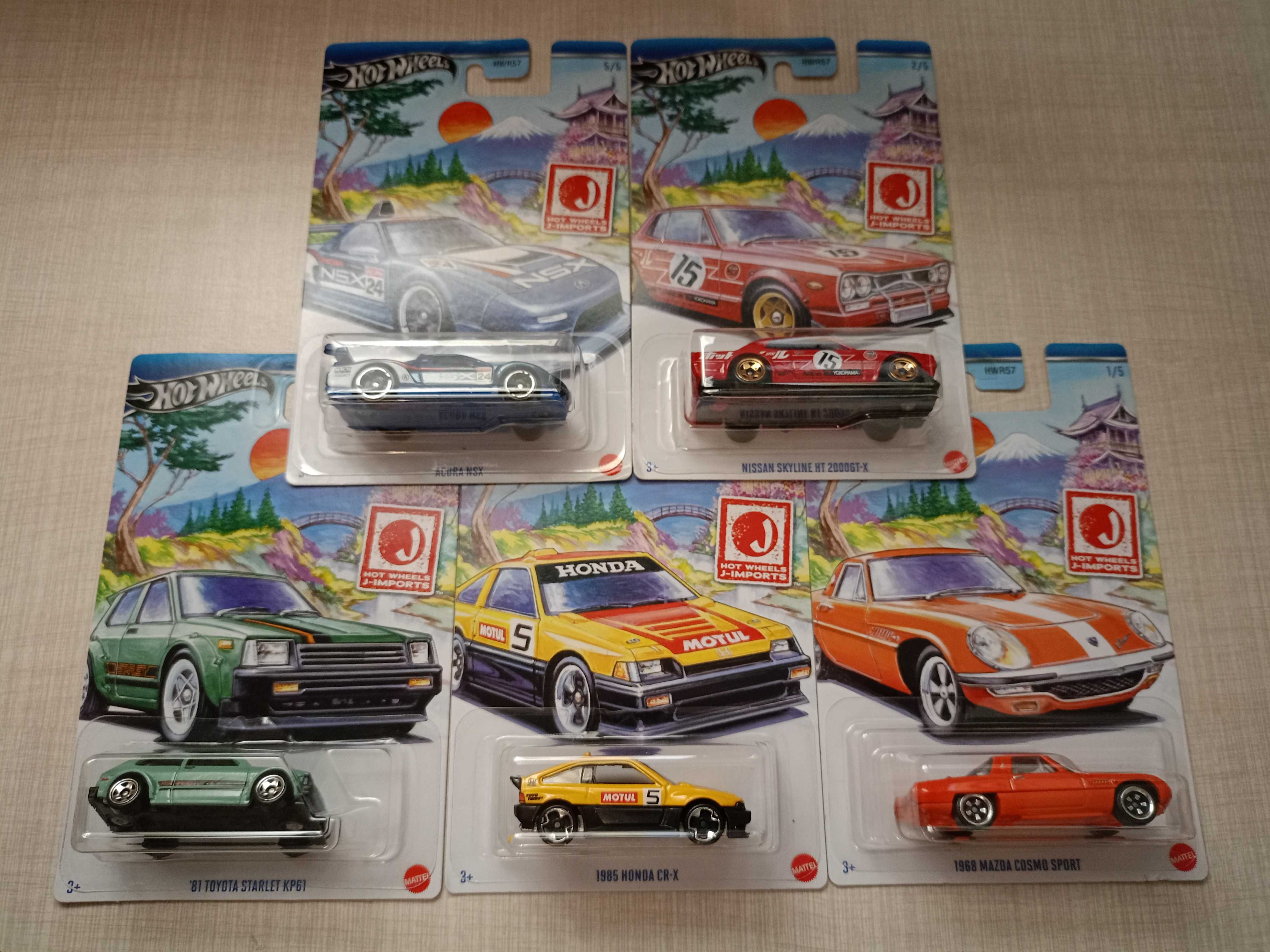 Цял сет Hot Wheels J-Imports