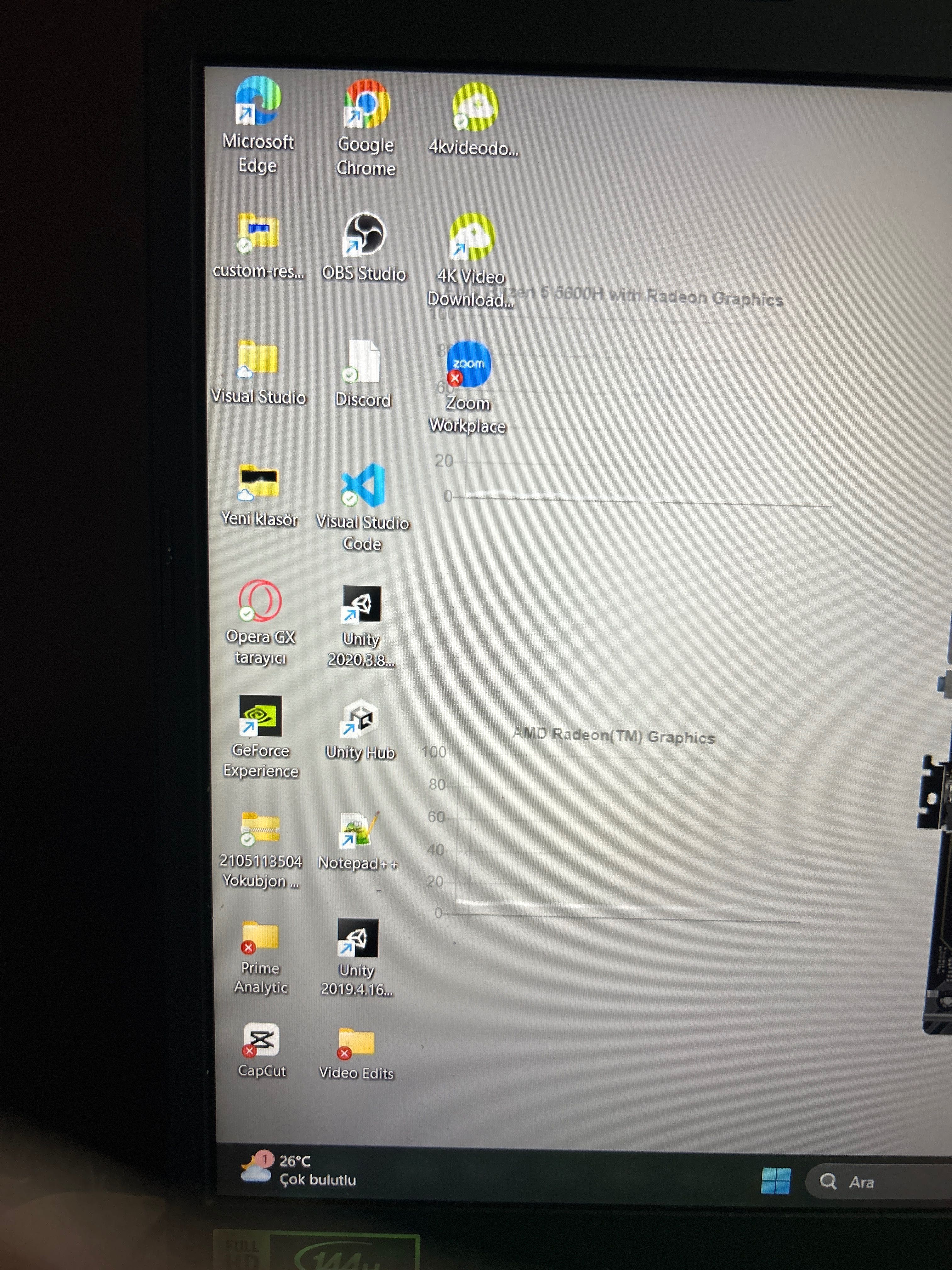 Acer Nitro 5 AN515-45 AMD Ryzen5 5000 NVIDIA GeForce RTX 3060 6gb GDDR