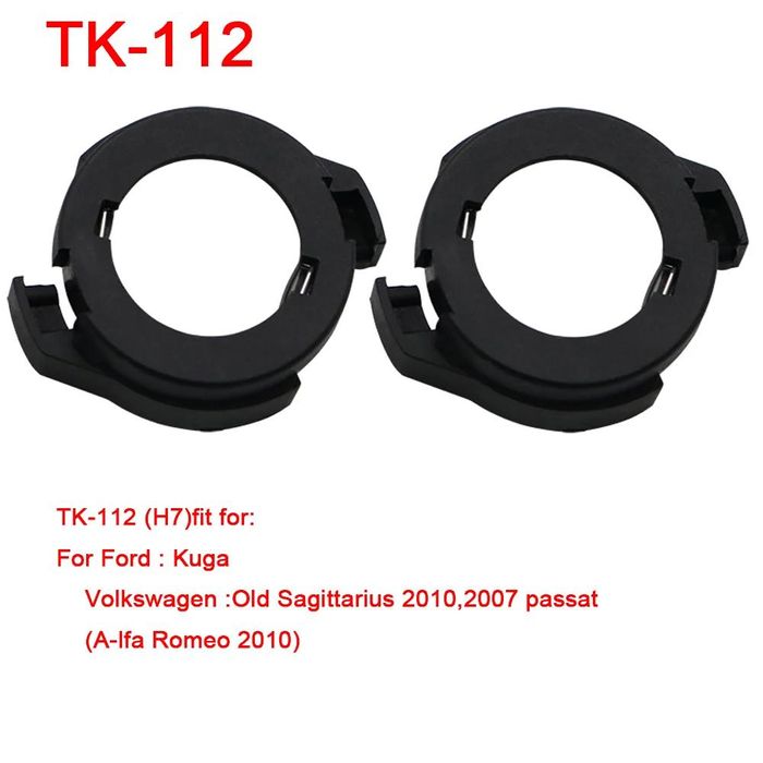 База/адаптер ТК-112/ 2бр. H7 LED преходник/основа за държач на фарове