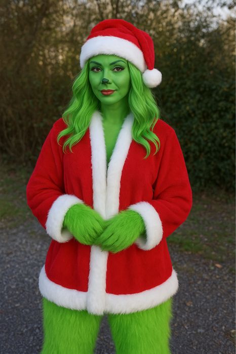 Костюм гринча девушка