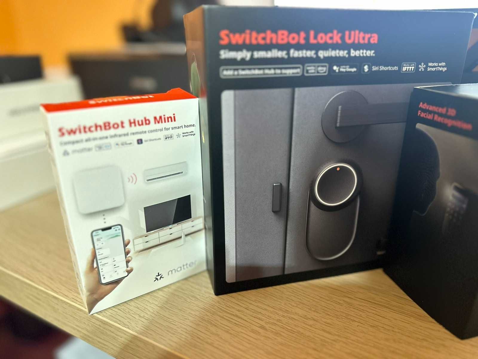 SwitchBot Lock Ultra Vision Combo – смарт брава с лицево разпознаване