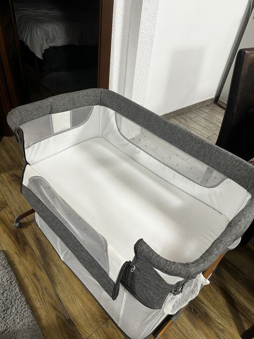 Patut co-sleeper 4 in 1 Smart Bed, Grey, MoMi