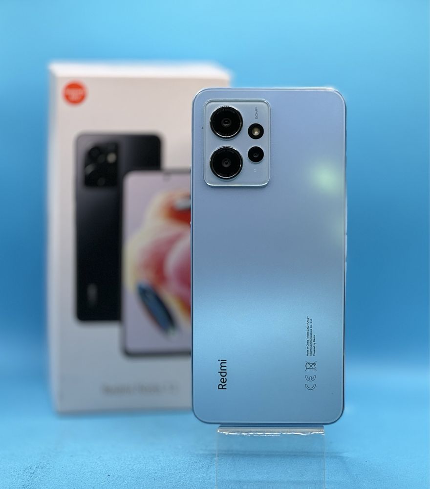 ГАРАНЦИОНЕН!!! Xiaomi Redmi Note 12, 8 GB RAM, 256 GB, 4G, Ice Blue