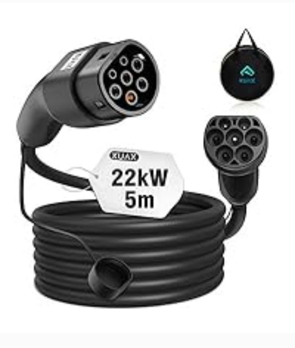 ПРОМО ! KUAX Type 2 to Type 2 кабел за зареждане на коли / автомобили