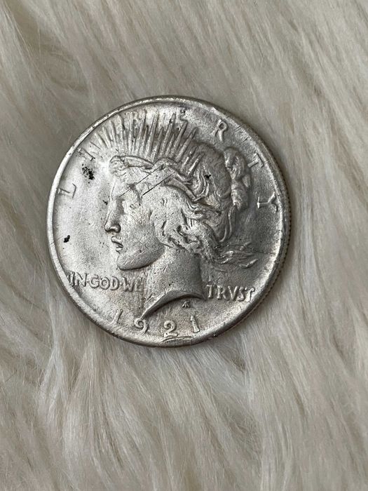 Moneda One Dollar 1921 Stare buna