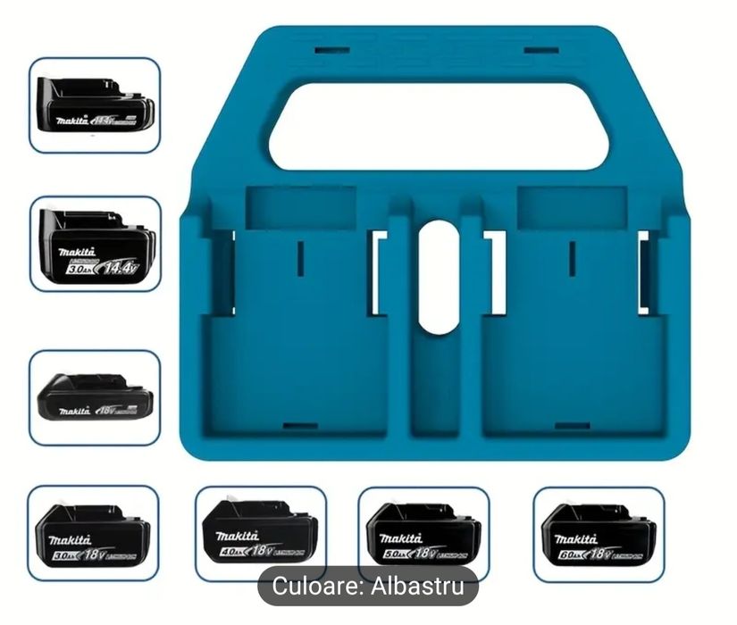 Suport transport oganizator acumulatori makita