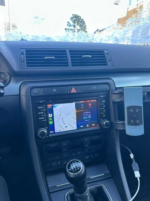 Navigatie 4GB RAM GPS Android Dedicata Audi A4 B6 B7 Seat Exeo Carplay