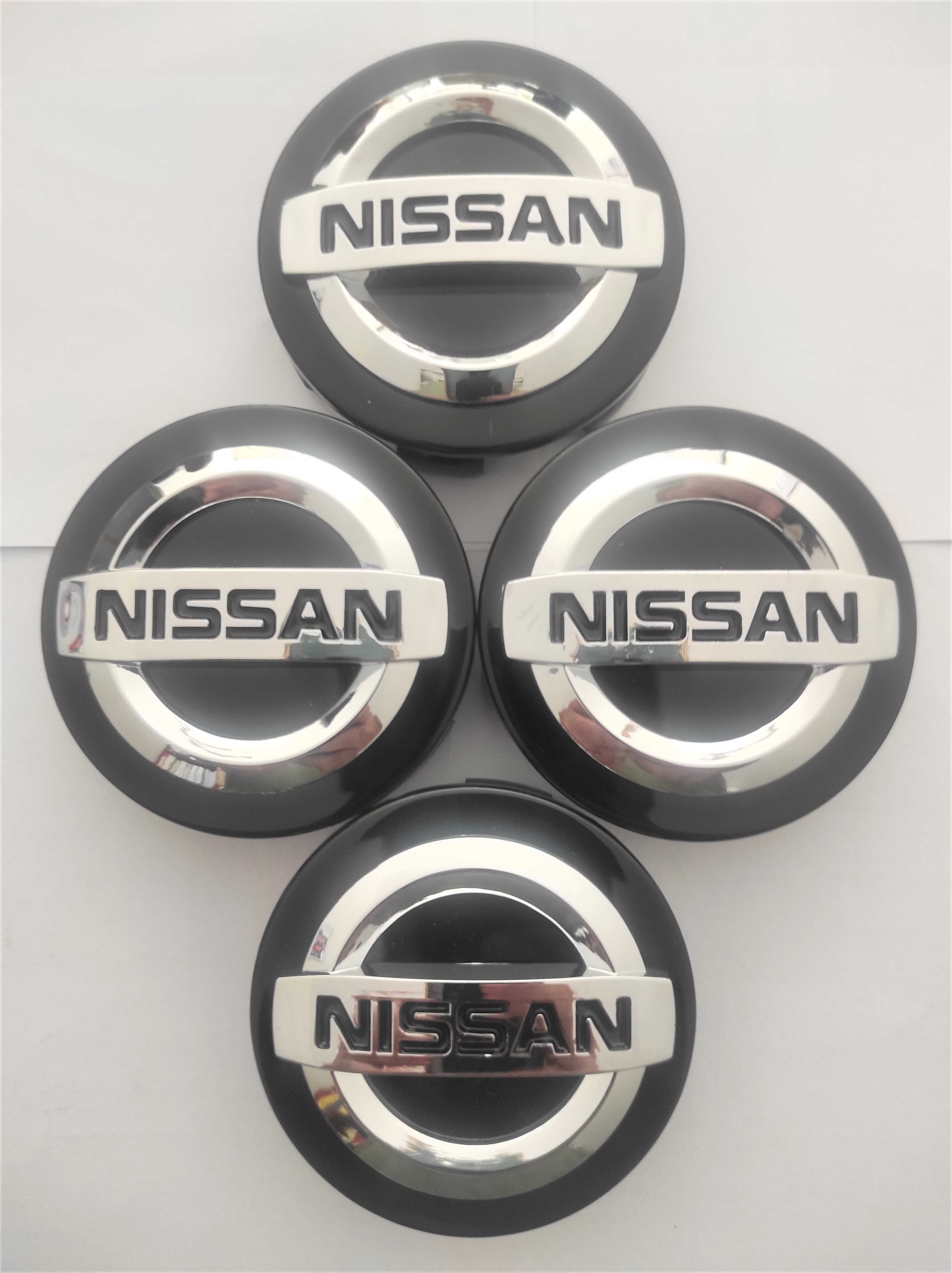 Капачки за Джанти за НИСАН/NISSAN-54 мм. и 60 мм. Сребро/черно.НОВИ!