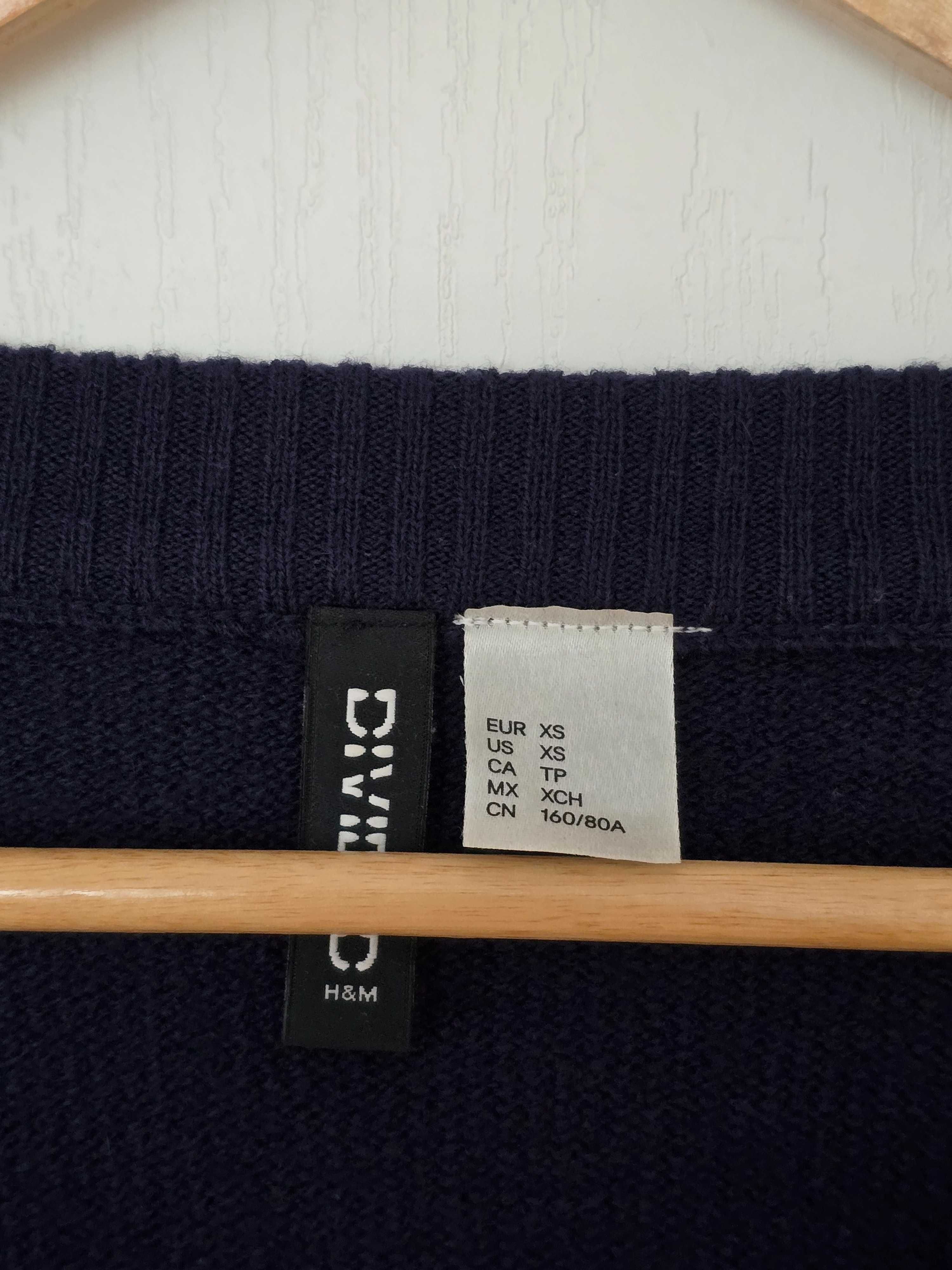 H&M тъмно синя жилетка
