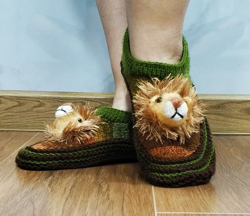 Вязаные следочки