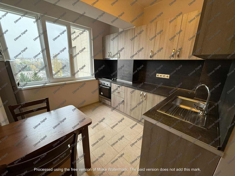 Едностаен апартамент- отделни кухня и спалня, баня с тоалента