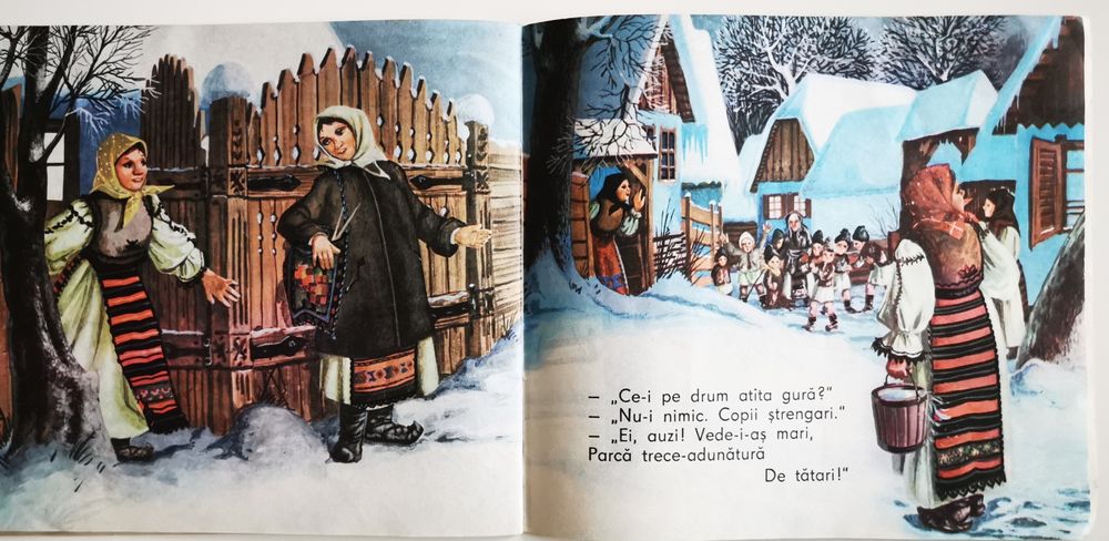 Iarna pe ulita, 1984 ilustratii Felicia Avram Andrasiu Stare Excelenta