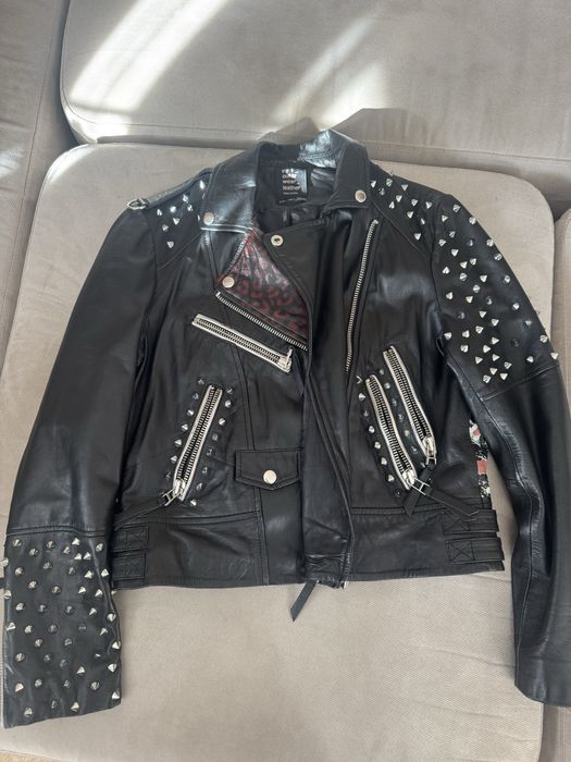 Естествена кожа яке / Zara Bershka