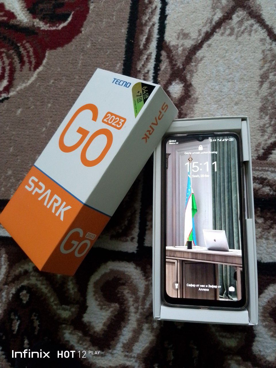 TECNO SPARK srochno sotiladi