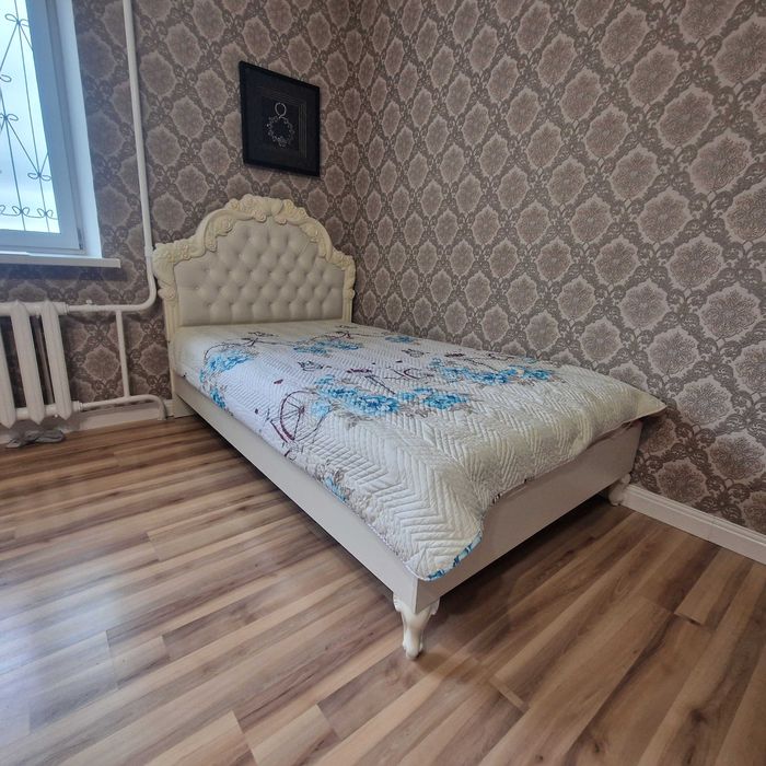 кровать 120х200 Луиза с матрасом от Любимый дом брали за 350000 тенге